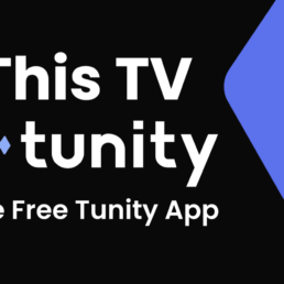 Hear this TV with Tunity TV Sign